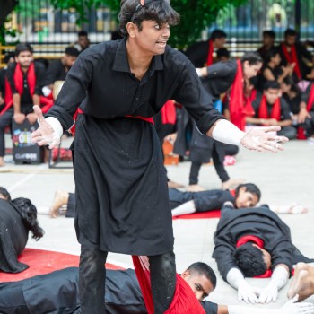 college nukkad natak competition at cultural fest Darpan .